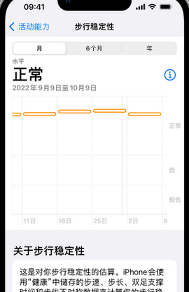 浦东iPhone手机维修如何在iPhone开启'步行稳定性通知'