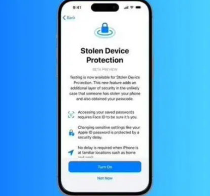 浦东苹果授权维修店分享被盗设备保护功能开启方法