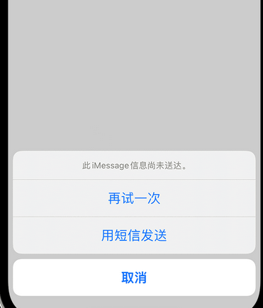 浦东apple维修iPhone上无法正常发送iMessage信息