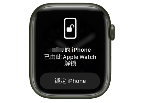 浦东苹果手机维修分享用 AppleWatch 解锁配备面容 ID 的 iPhone方法 