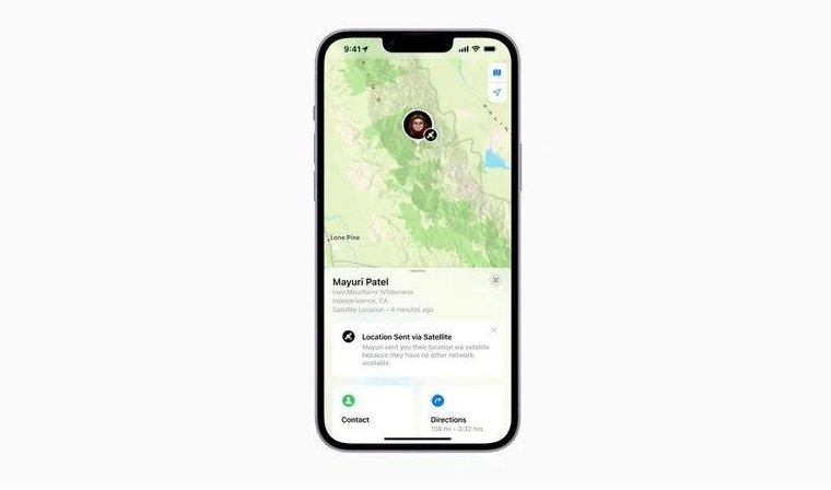 浦东苹果14维修分享iPhone14系列中 FindMy功能通过卫星分享位置方法教程 